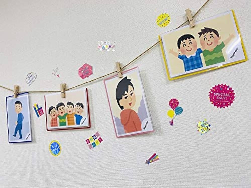 ✴︎額縁・ブルー1枚・コーラルピンク2枚・新品・未使用✴︎ Amazon | ハゴロモ 推し色 L判写真ケース 5枚入り ピンク No