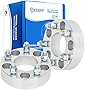 ECCPP 2x 5 lug Wheel Spacers 5x4.5 with 14x1.5 71.5mm 1.5' silver Compatible with 2005-2013 for 300 Wheel Spacers 2006-2013 for Charger Wheel Spacers