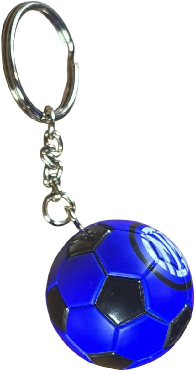Generico Key Ring Football Inter Football Black Blue Men Women Child Accessory Backpack Fan Gift Idea