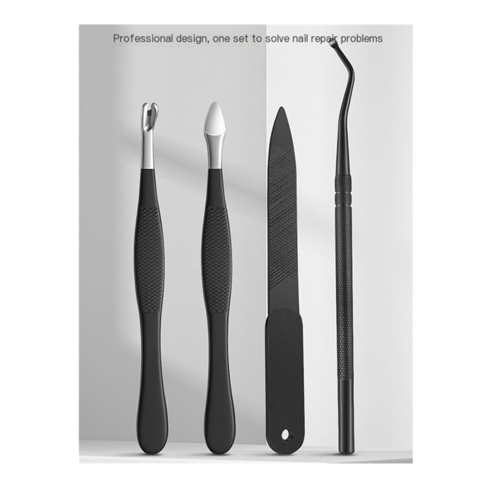Kit de cortaúñas y cortaúñas Kit de manicura y pedicura de 12 piezas, herramientas de acero inoxidable for uñas con cortaúñas y alicates para pies, cortaúñas para pies, cortaúñas para dedos(Silver)