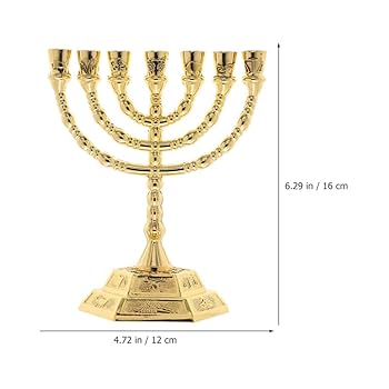 Amazon | HOMSFOU ローソク足7本 イスラエルのキャンドル