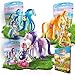 Produktbild kidstell Bundle Playmobil 6167 Princess Kammpferd Viola, 6168 Princess Sunny, 6169 Princess Luna und eBook Pferde Ausmalbuch