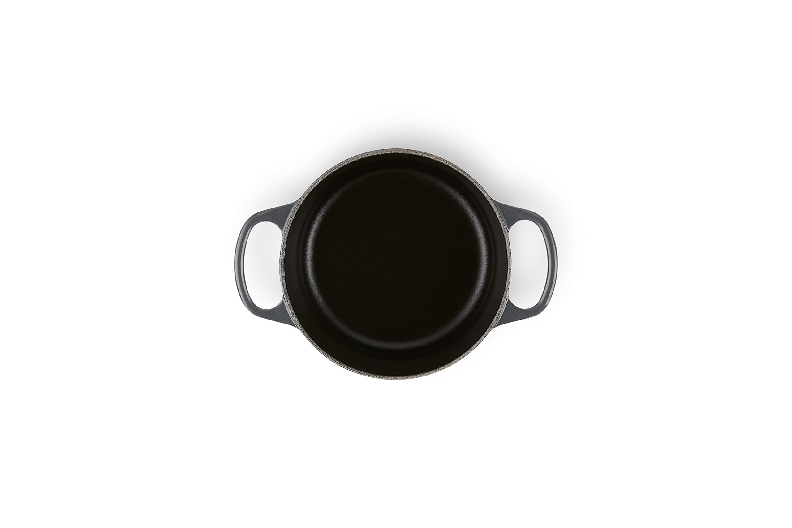 ルクルーゼ ココットロンド 鋳物ホーロー鍋 グラファイト 16㎝ゴールド