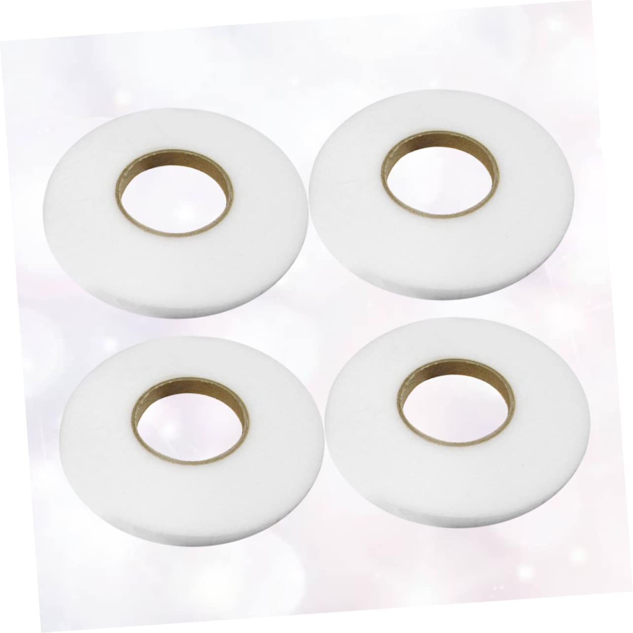 Tofficu 12rouleaux Ruban Adhésif Double Face Non Tissé Pour Vêtements De Blanc Pour Assemblage Renforcement Des Ourlets