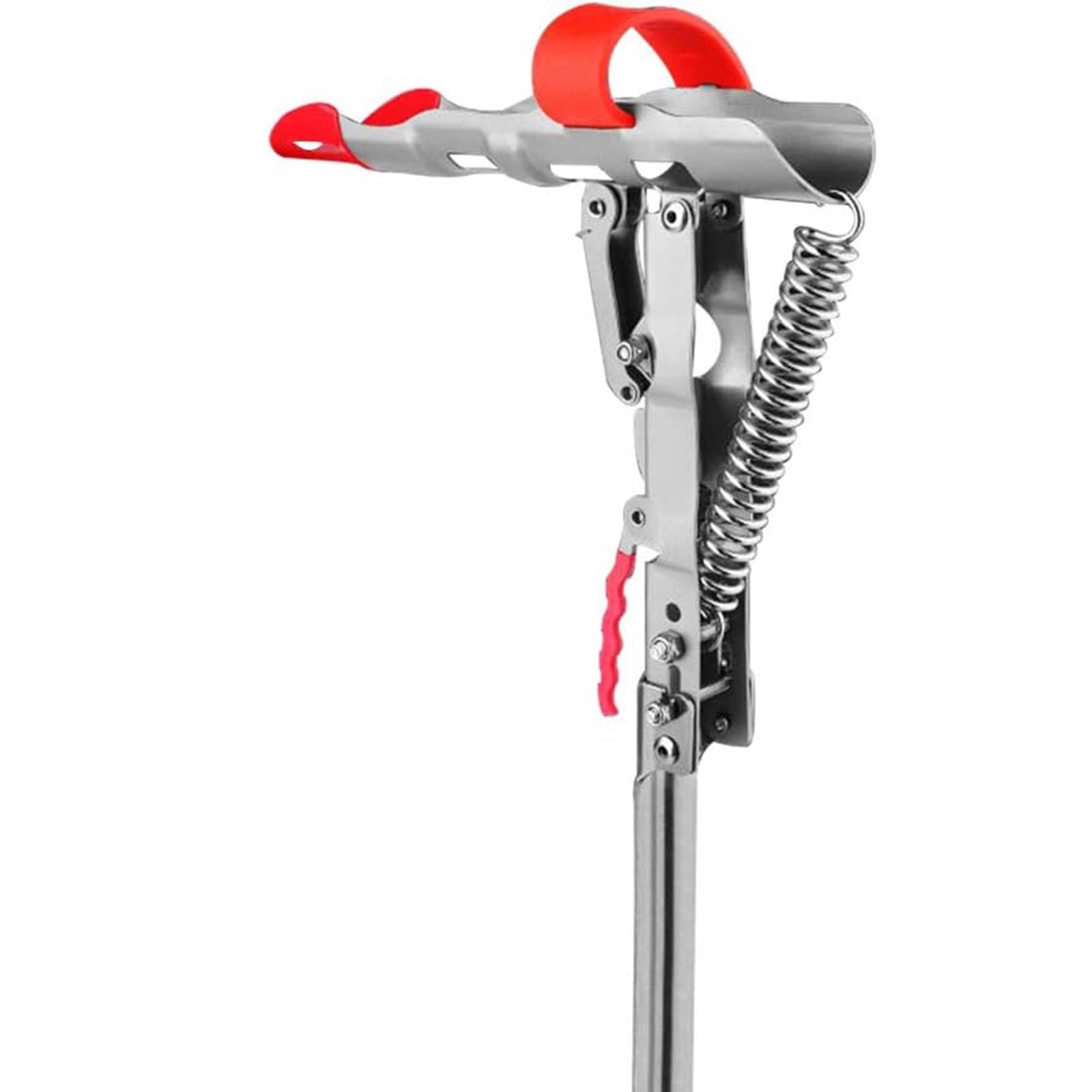 THE WHITE SHOPAutomatic Spring Fishing Rod Holder for Ground Bank Fishing Pole Holder Hook Setter Adjustable High Sensitivity Stainless Steel Spring Loaded Rod Holder for Fishing