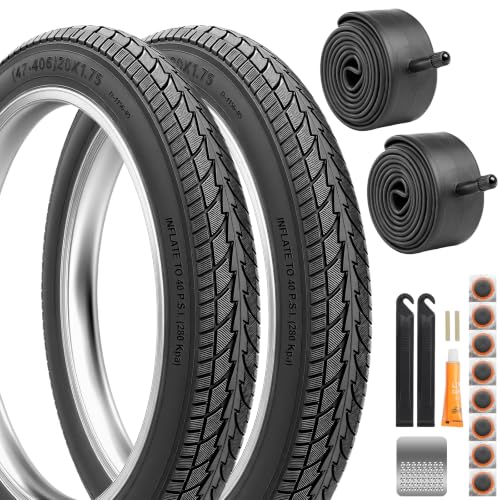 ZUOMAGUO 20x1.75 Tire & Tube Set