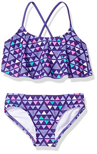 Image of Kanu Surf Girls' Alania Flounce Bikini Beach Sport 2 Piece Swimsuit
