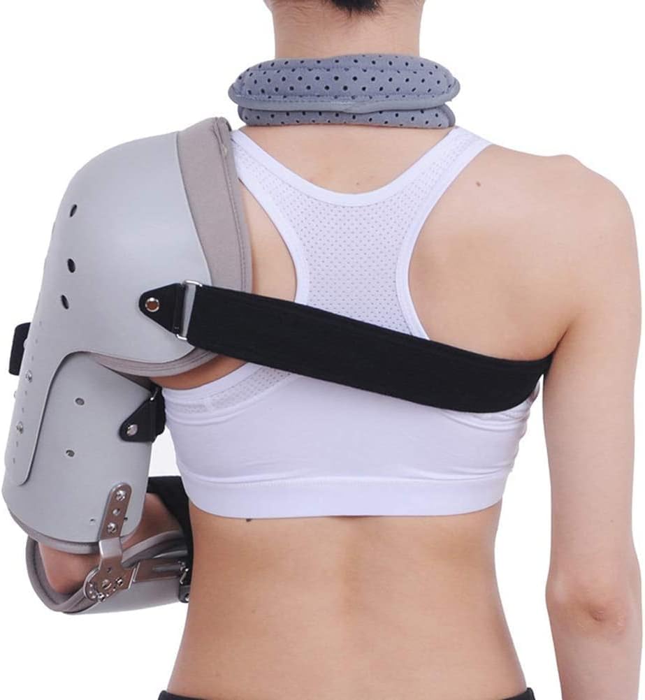 Elbow Fixation Brace, Adjustable Arm Fracture Fixator, Forearm Fracture and Dislocation, Elbow Shoulder Injury Pain Relief-Left