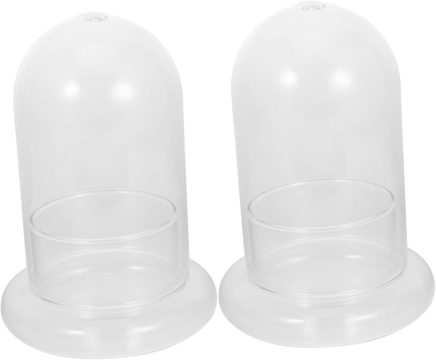 2pcs Landscape Glass Bottle for Moss Terrarium High Borosilicate Eco Bottle for Home Decoration for Miniature Plants and