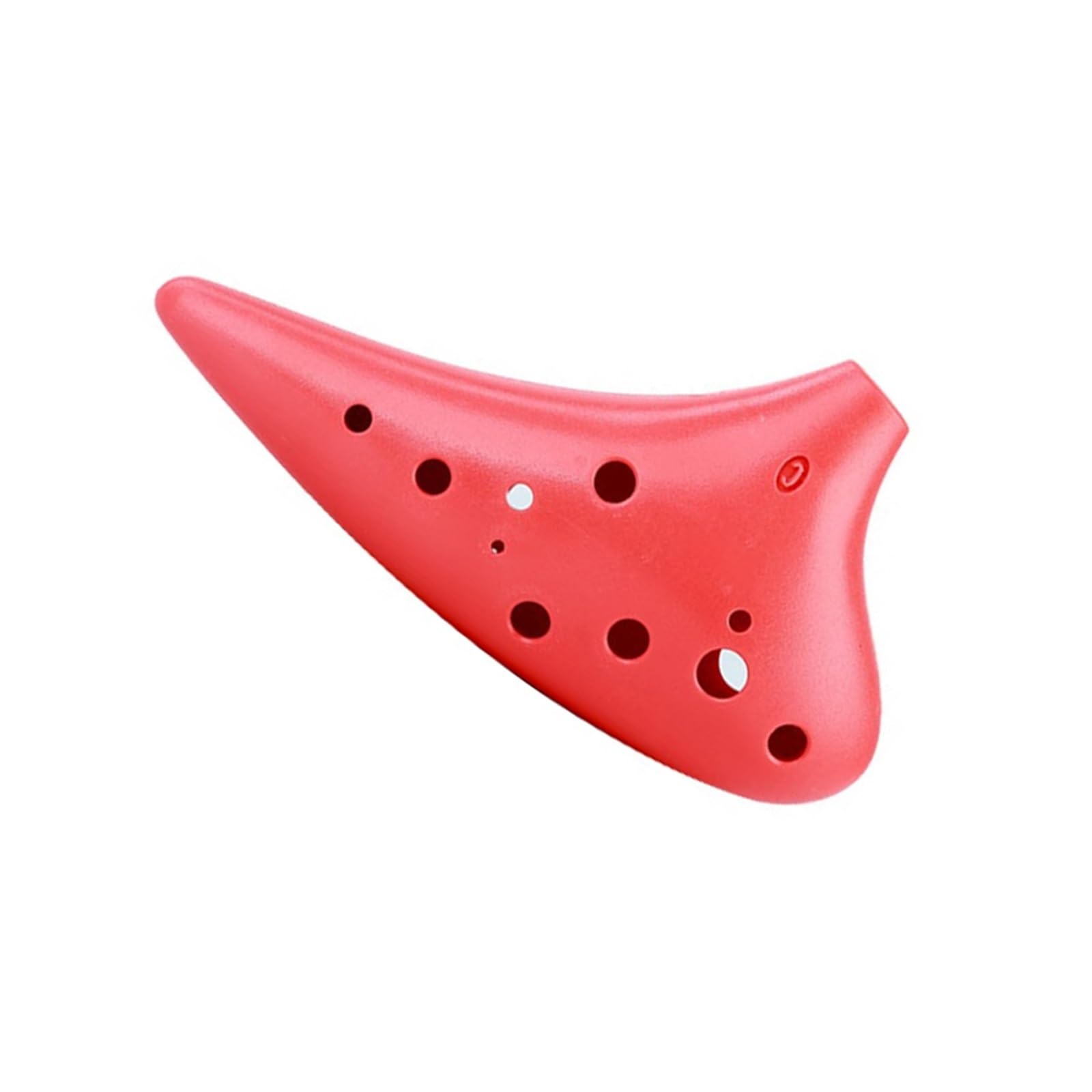 Ocarina Ocarina Chiave Alto C Per Principianti Strumento In Plastica A 12 Fori Rosso