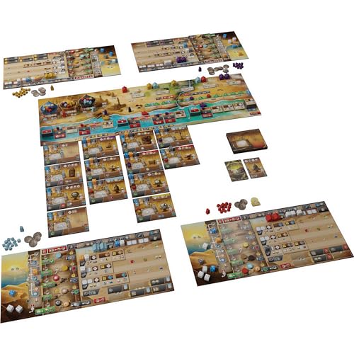 Image of Renegade Game Studios Inventors of the South Tigris Strategy Board Game | Expert Dice-Building Mechanics for 1-4 Players, Ages 14+, Resource Management, High Replayability & Solo Mode Included