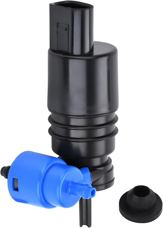 Bomba do lavador do para-brisa Ricmjend 12 V com anel de vedação – para Jeep, Dodge, Chrysler, Volkswagen, Audi, Chevrolet e Ford