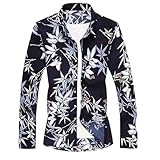[Taopagii] カーディガン シャツ メンズ 3Ｄプリントシャツ 前開き 防風性 カジュアル 上着 春秋 着痩せ ファッション 個性 ボタン付き ストリート系 若者 大きいサイズ 日常着用 トラベル 普段着 JL1066-30 3XL