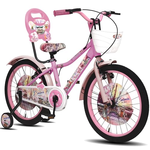 Image of Emma Cycle for Kids 5 to 8 Years Girls (Dark Pink /Pearl Pink, 20T)