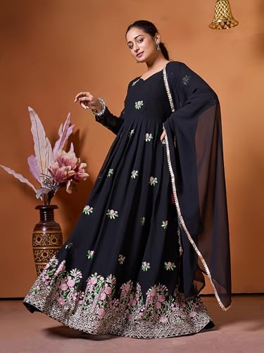 Image of KEDARFAB womens Anarkali Kurta Set For Women