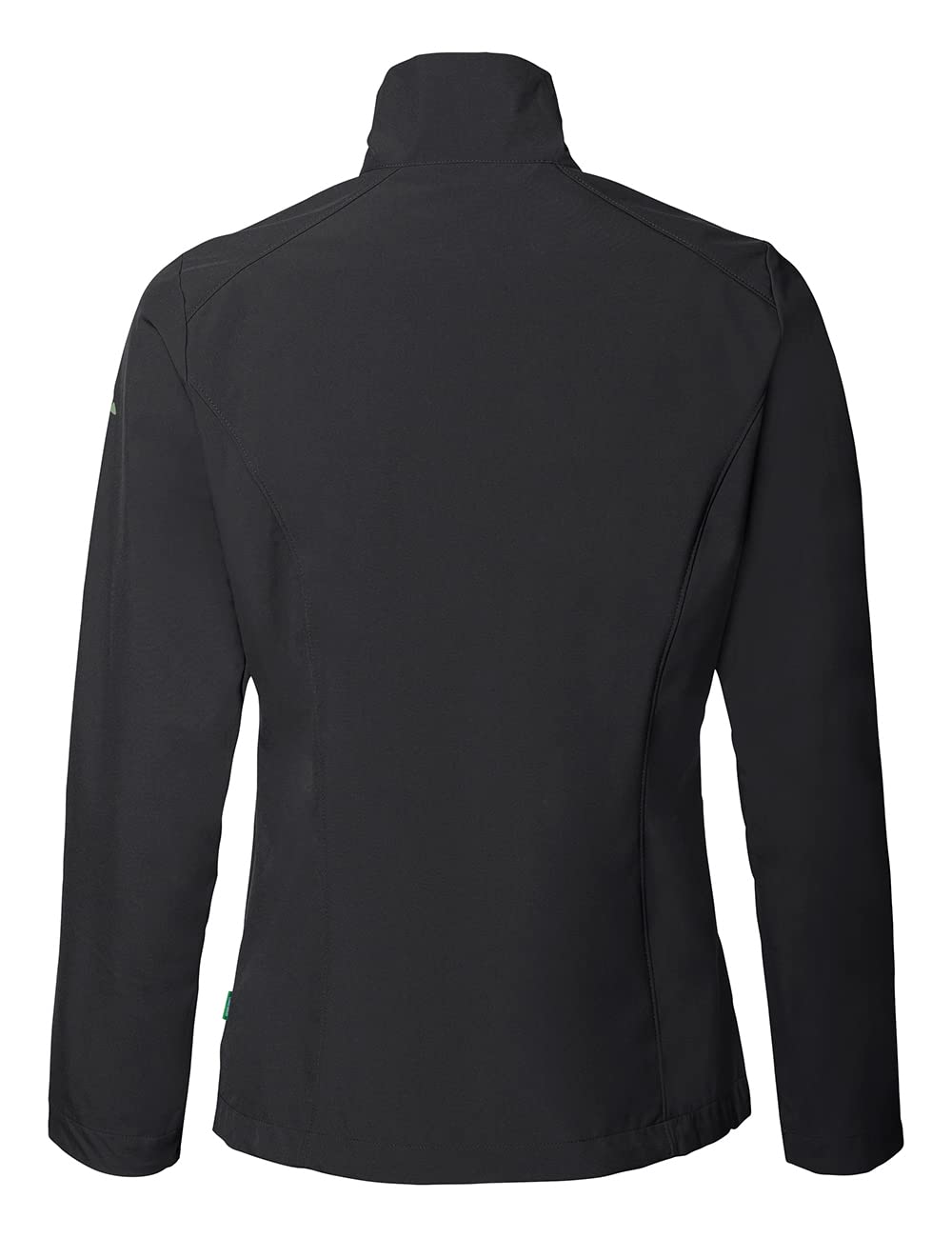 VAUDE Hurricane IV Softshelljacke Damen winddicht leicht, Black Green – Ansicht 2