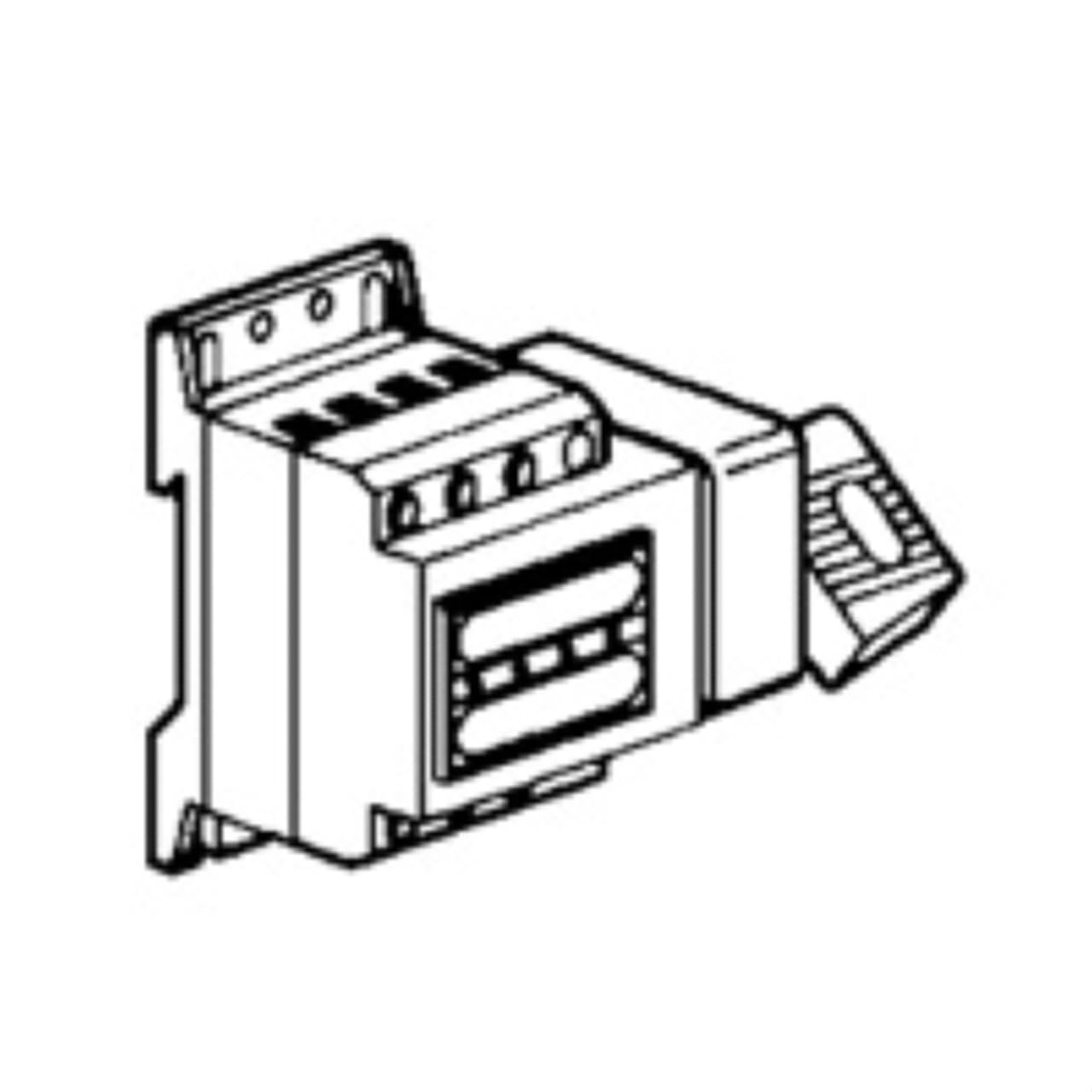 Interrupteur sectionneur tétrapolaire Vistop 32A Legrand 022507 avec commande latérale