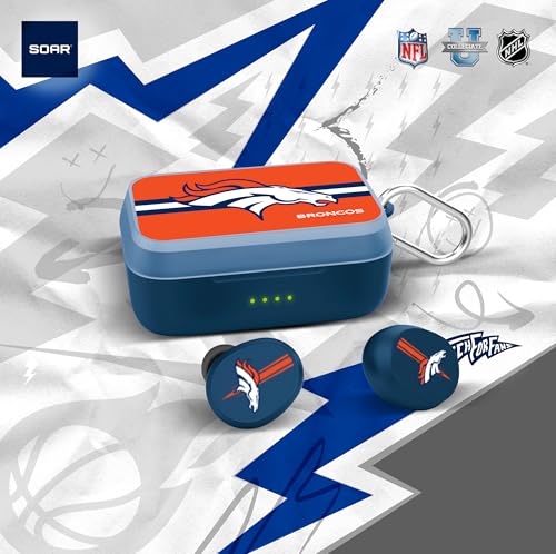 Image of SOAR NFL Wireless Sport Earbuds: Comfortable Fit & Convenient Charging