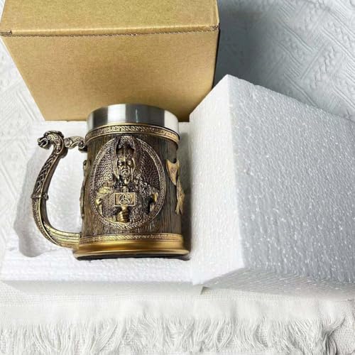 Tasse à café Viking colorée en résine artisanale de qualité - 6