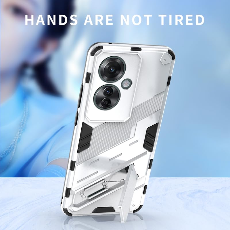 WOKEZ 360° Stativfodral för Oppo Reno 11F - Grönt Pansarskydd