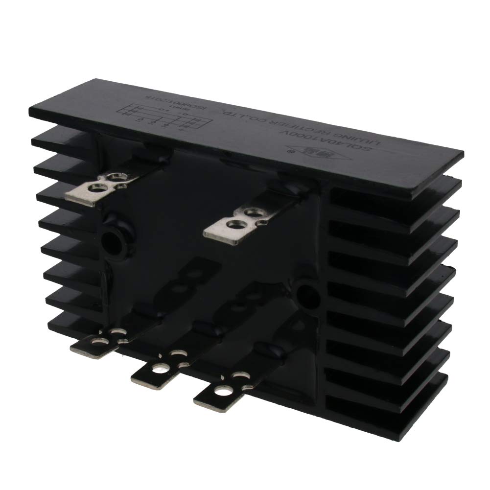 Fielect Three Phase Diode Module Bridge Rectifier 40A 1000V for SQL-40A Model 1Pcs