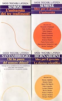 Paperback L'universita` dei tre tradimenti (Saggi tascabili Laterza) (Italian Edition) [Italian] Book