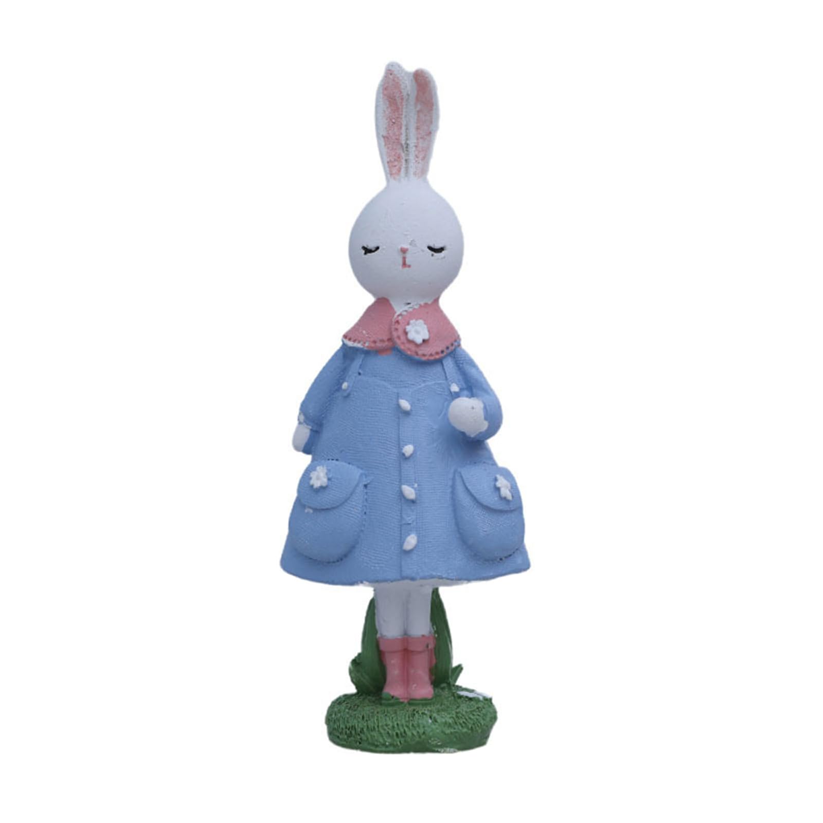 Piceioep Pretty Dressed Rabbits Easter Enhancement Easter Party Supplies Ideal for Creating Happy Seasonal Atmospheres Celebratory Table Highlight