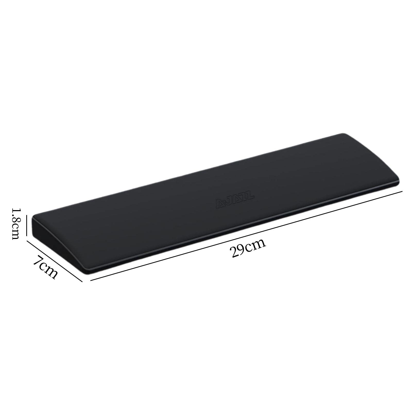 5 Satz PU Tastatur Handgelenkauflage Pad Anti-Rutsch Kissen für Desktop Computer Home 61 Tasten Schwarz