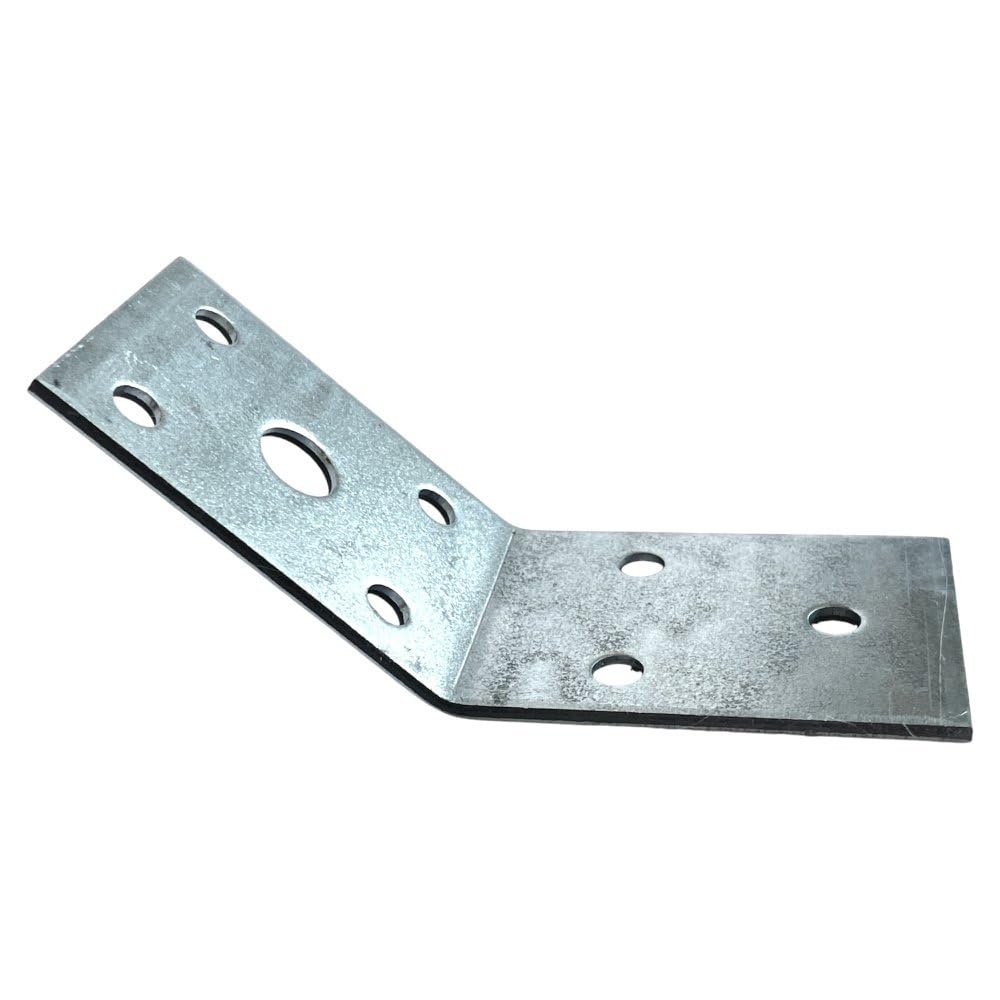 Conector de ángulo de 2,5 mm – 300 unidades de conectores de madera de metal 50 x 50 x 35 mm – Ángulo de metal 135 grados conector pequeño – Ángulo de montaje ángulo de construcción