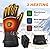 Heated Gloves for Men - Rechargeable Electric Battery Heated Gloves for Men and Women Touchscreen Winter Thermal Glove with 3 Heating Levels Waterproof Heated Gloves for Hunting?JRST-1?