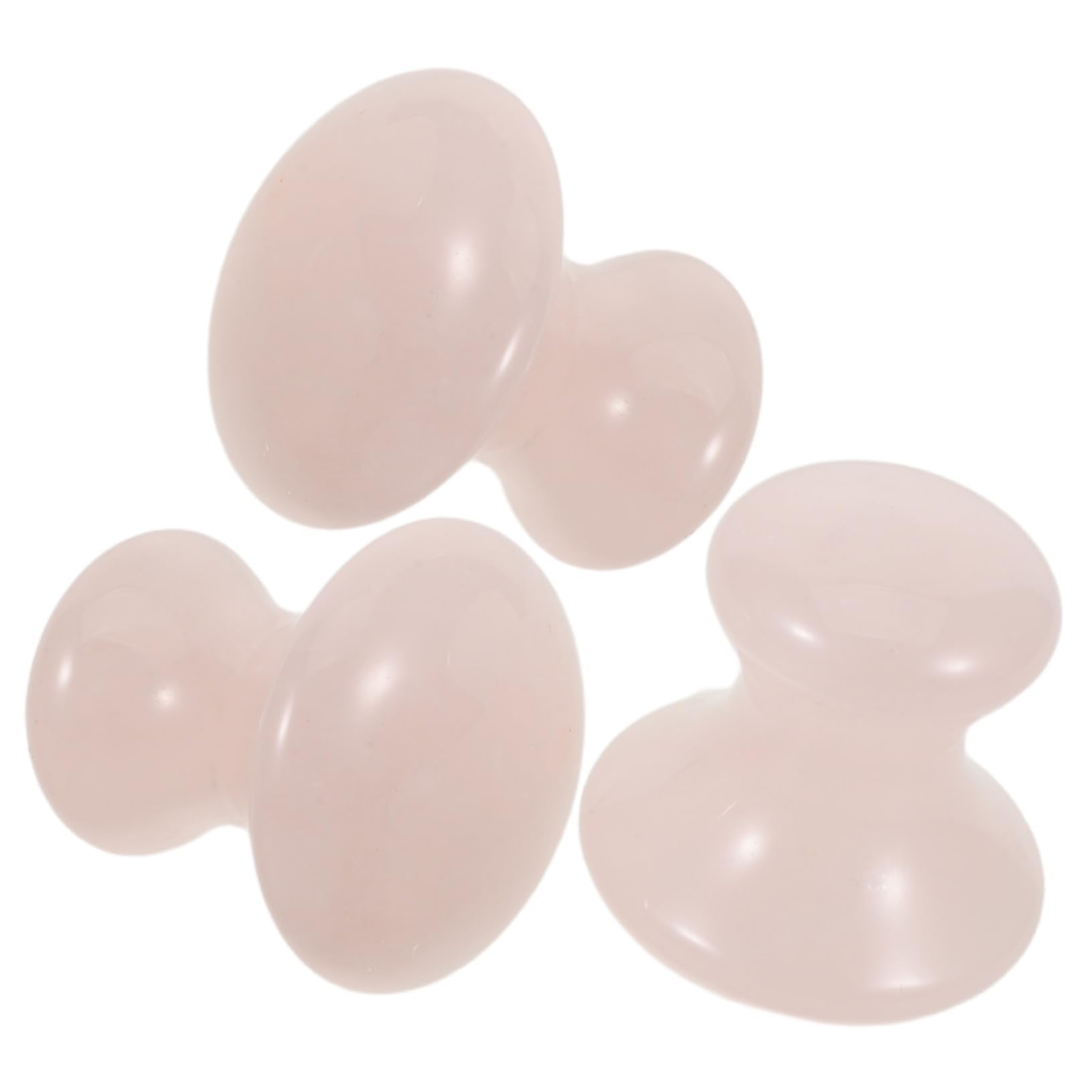 3 Pezzi Strumenti Gua Sha Forma di Fungo in Cristallo per Massaggiatore Facciale Raffreddante per Rilassare Muscoli Ridurre Gonfiore e Levigare Sottili per della Spa