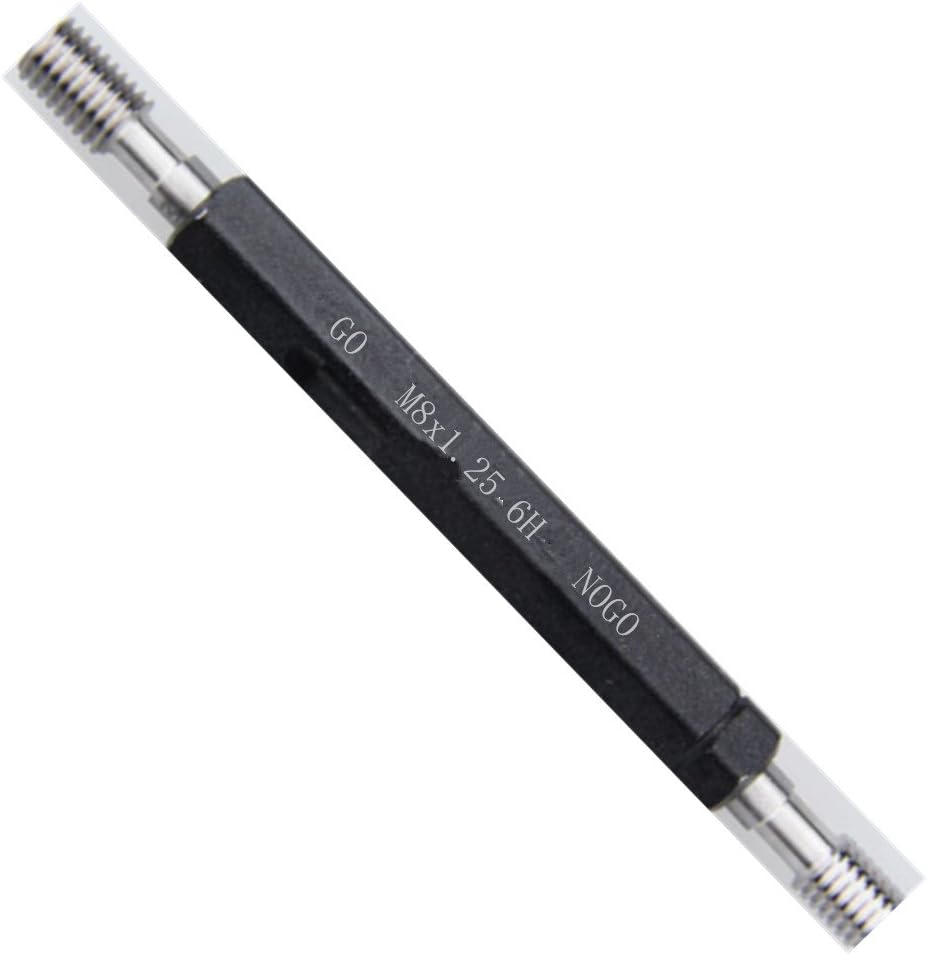 M8 x 0.5 Metric Thread Plug Gage 6H GO NOGO 100% Calibrated ship by Express Delivery in 4 days