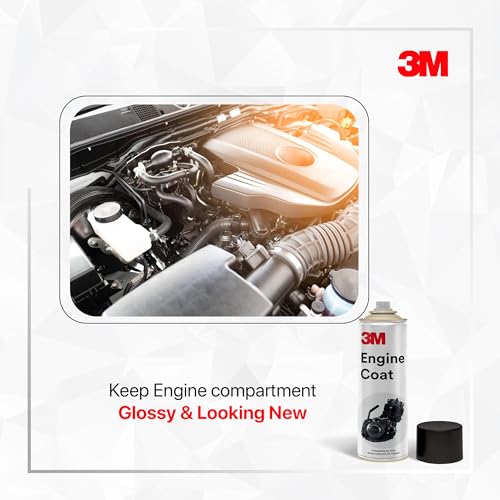 Image of 3M Engine Coat, Glossy Protection for Engine Compartments, Easy Maintenance, Maintains New-Like Appearance, for Cars & Bikes (250g, Pack of 1)