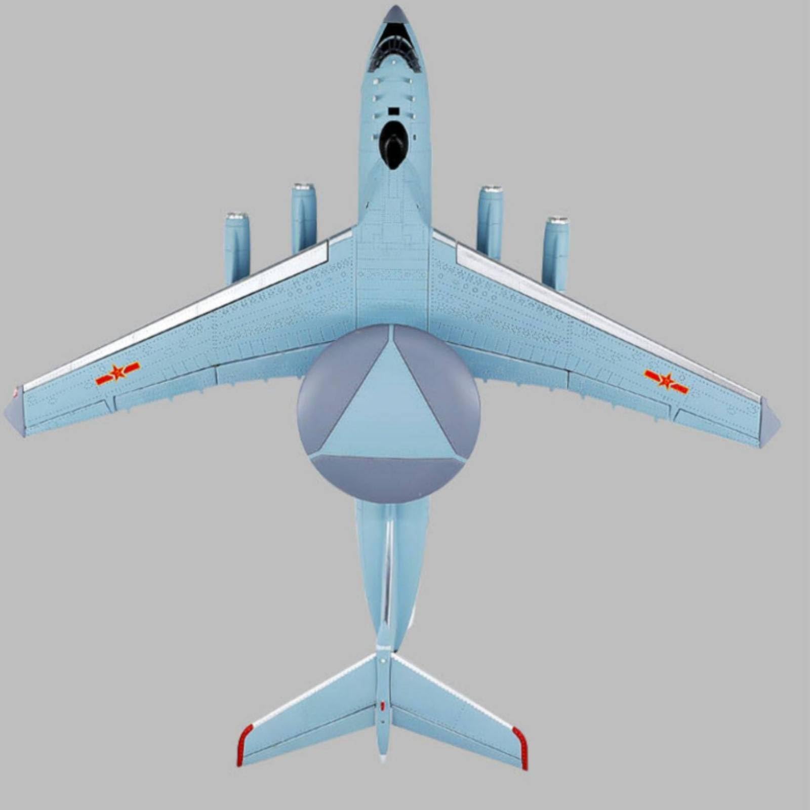 Modello Aereo in Lega Rilevamento Aereo Diecast Aereo da Allerta Modello Statico Struttura Robusta in Lega con Cupola E Marcature Adatto a, style to 1