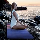 Rubberen yogamat Pilates-oefenmat Sit-ups Stretch Push-ups Heren Dames Home Gym Breder Dikker Zweetabsorberend Ademend Trainingsmat