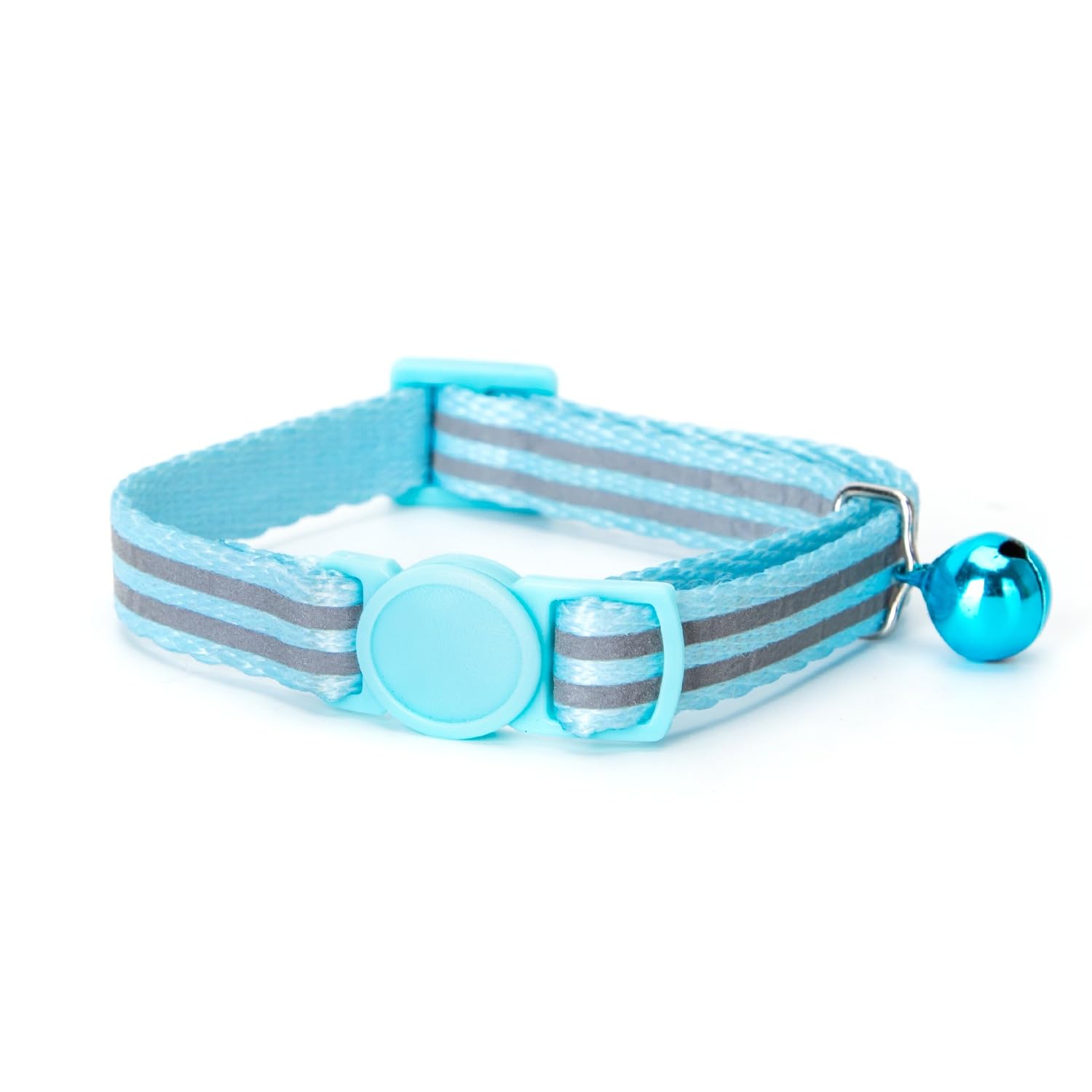Reflective Collar for Cats, Adjustable Fit, Durable Material, Reflective Elements; Ideal for Safety and Night Visibility.