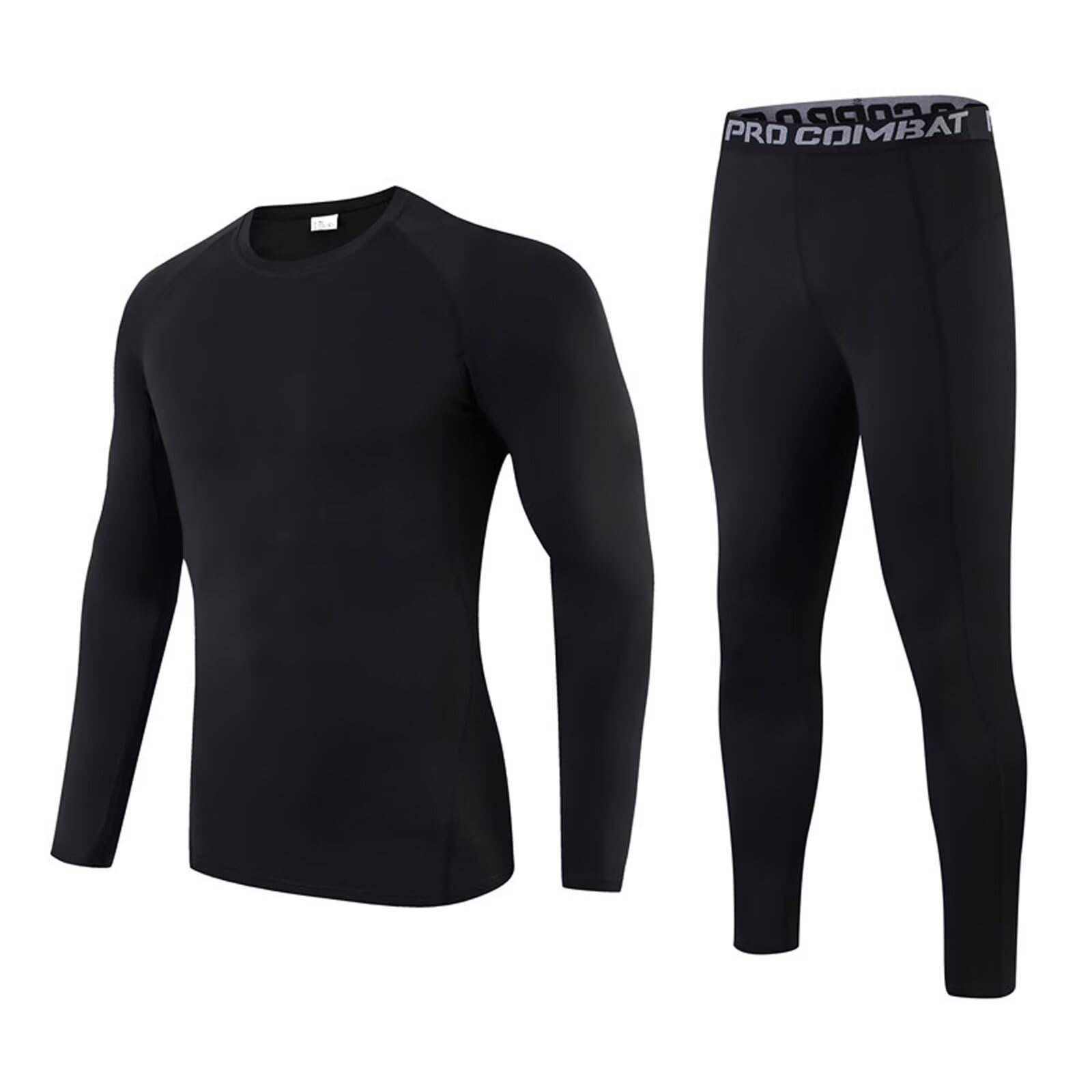 Adixun Kids Thermal Base Layers Sets Boys Compression Football Skin Rugby Athletic Underwear Kits Youth Sport Baselayers for Children 6-13 Years