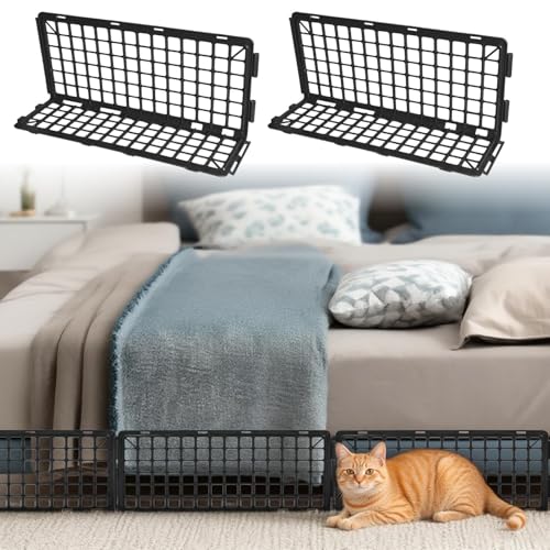 Blocage sous meuble chat : lot de 12 barrières de protection - 4