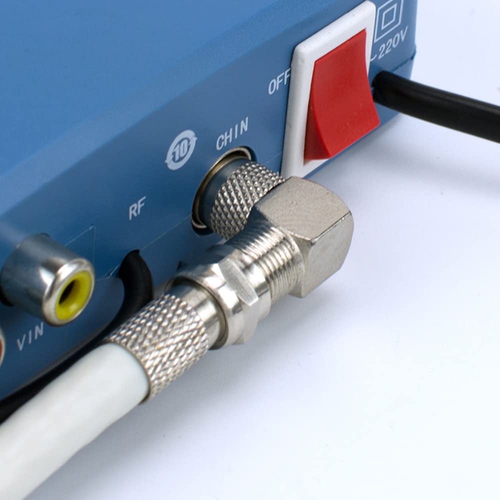 4 Adaptateurs Coaxiaux Angle Droit 90° F Mâle Vers Femelle - Pour Antenne TV, Satellite, Câble, Camping-car