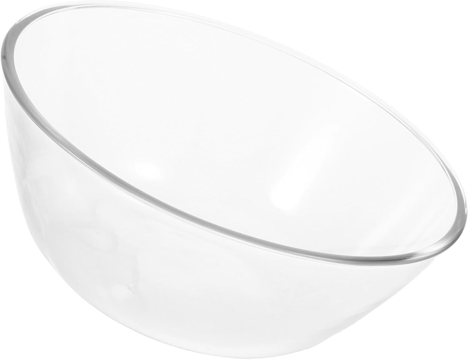 Glass Mixing Bowl 4700ml Heavy-duty Glass Kitchen Bowl for Salad, Dough, Food Storage and Prep, Multi-purpose Household Mixing Container