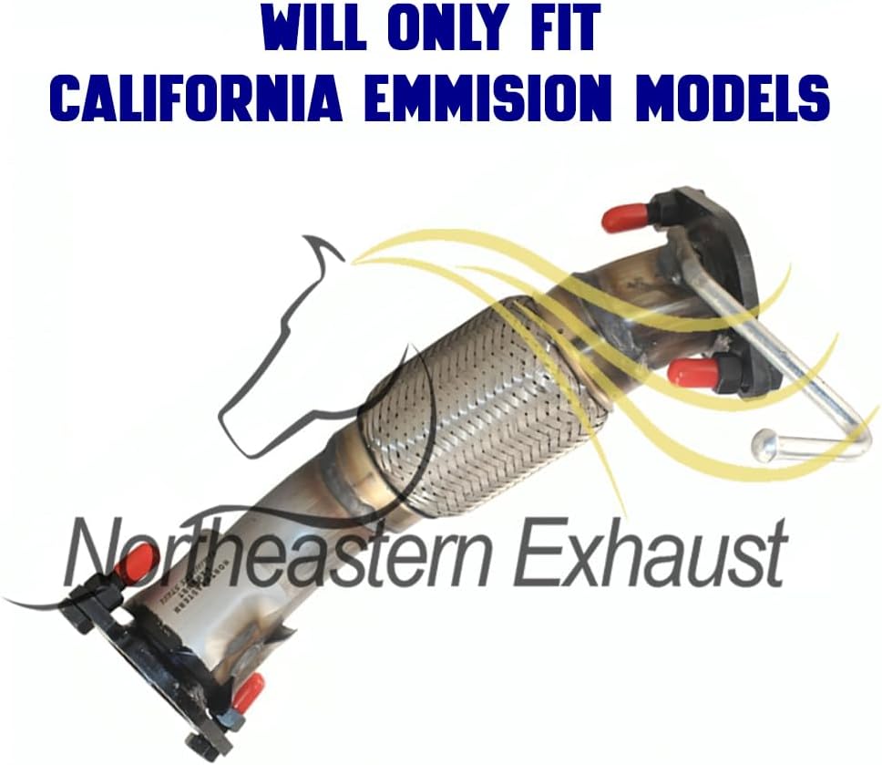 Exhaust Front Flex Pipe Compatible for 2014-2016 Kia Forte 1.8L | Stainless Steel | Northeastern Exhaust | Free Gaskets Included | Automotive Replacement Part