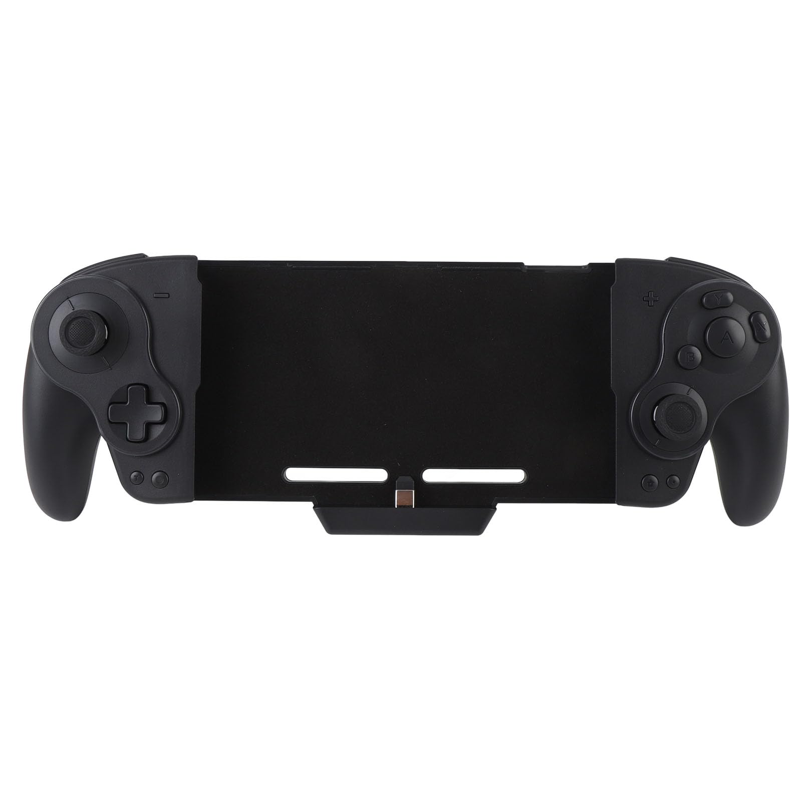 Fabater Controller Joypad Monopezzo con Luci RGB Programmazione Vibrazione Regolabile per Interruttori Tasti Meccanici Leggeri per Giochi (BLACK)