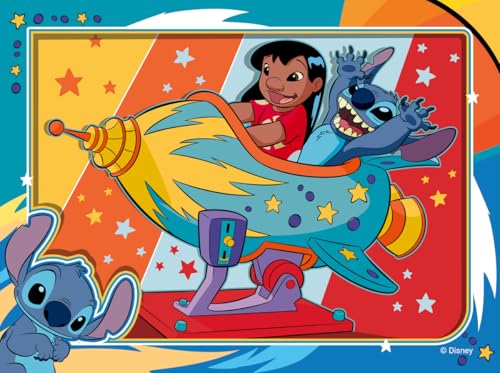 Ravensburger Puzzle Enfant 4 en 1 Puzzles évolutifs Disney Stitch Garçon ou Fille à partir de Puzzle de qualité supérieure fabriqué en Europe 12001069 - vue 4