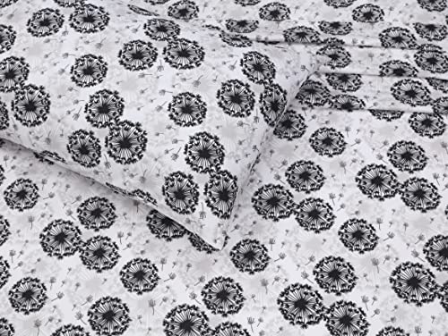 Zoyer Full Sheet Set [Irish Daisy] -Brushed Microfiber 4-Piece Printed Bedsheet Set-Soft & Comfortable Bedding Sheet-1 Fitted Sheet, 1 Flat Sheet And 2 Pillowcases-Soft Bed Sheets… #TOP4