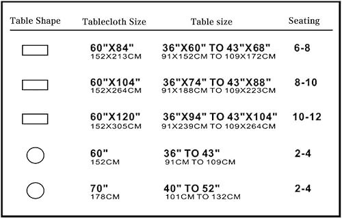 Miniatura 7 de Wewoch - Mantel rectangular de poliéster, con estampado floral decorativo en rojo, resistente a las manchas y a prueba de derrames. Mantel para