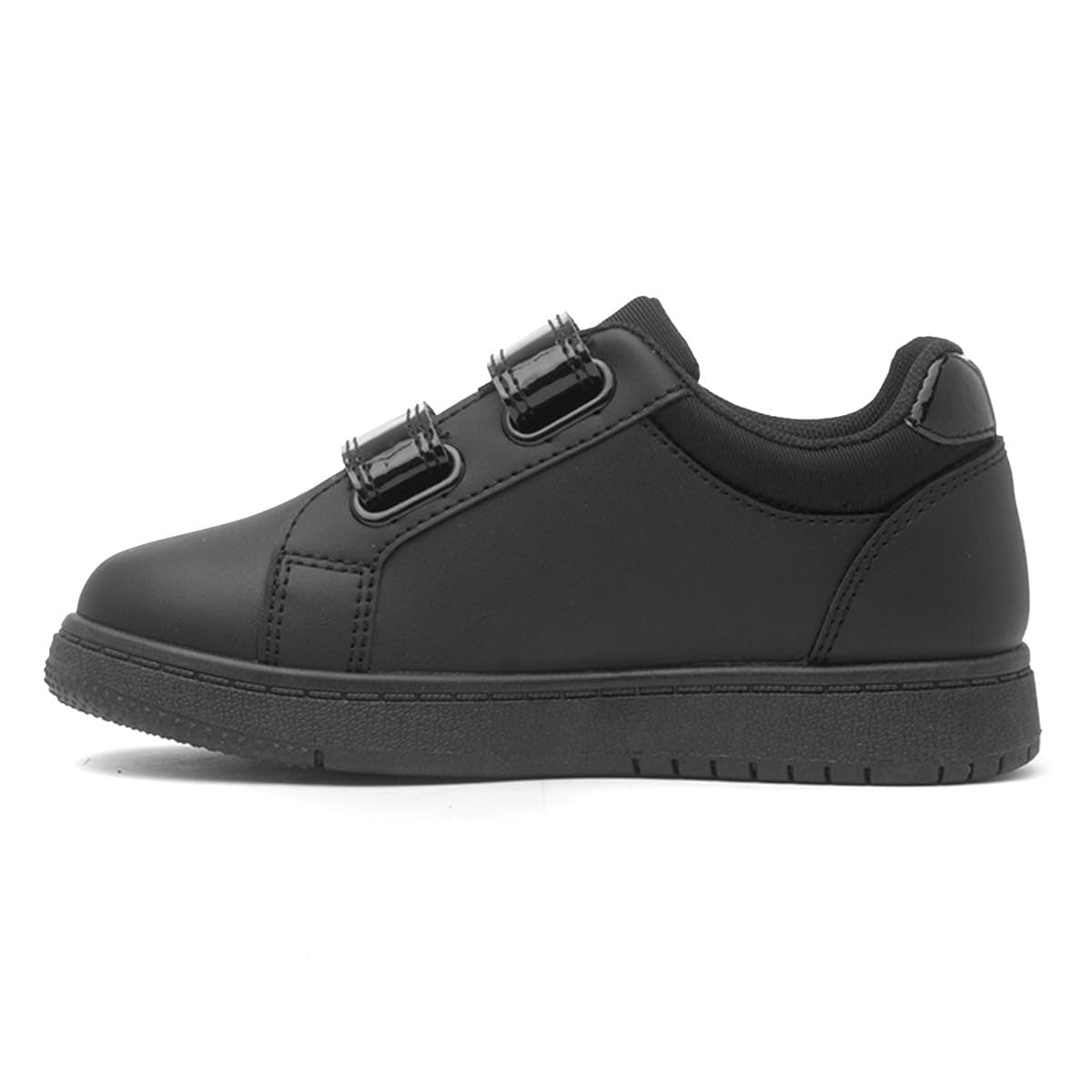 XL Kids Black Double Easy Fasten Heart Trainer — view 4
