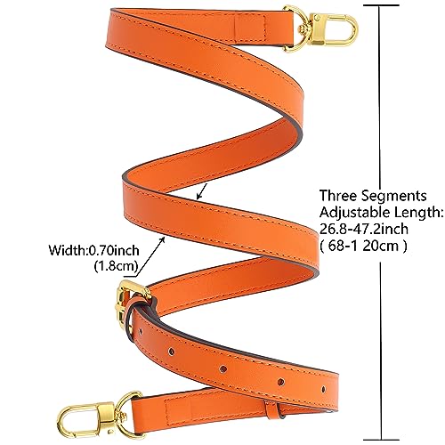 Vachetta Leather Adjustable Crossbody Strap for Leather Shoulder Strap Belt Replacement Suitable for L V Handbags4