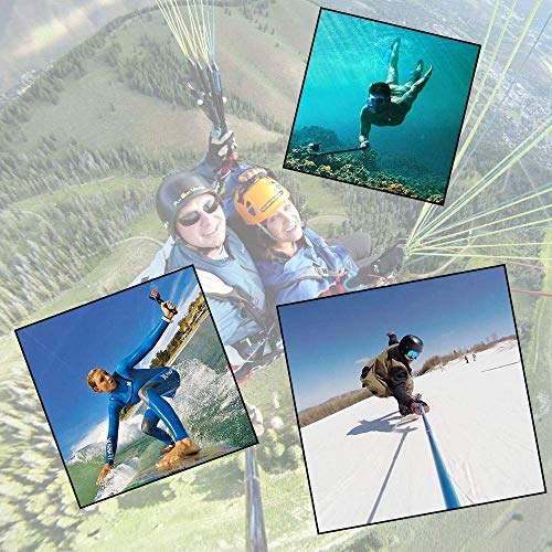 Vvhooy Selfie Stick Extendable 11.25-37Inch Handheld Aluminum Telescopic Pole Monopod Compatible With Gopro Hero 11 10 9 8 7 6 5,Akaso Ek7000,Brave 4,V50,Dragon Touch,Victure,Remali Action Camera #TOP6