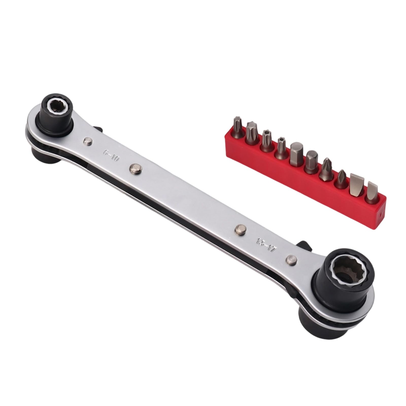 Rgybao B Ended Multifunction Socket Ratchets Wrench 4 Way Functionality Adjustable Drive Ergonomic Nonslip Handle Double End Ratchets Wrenches