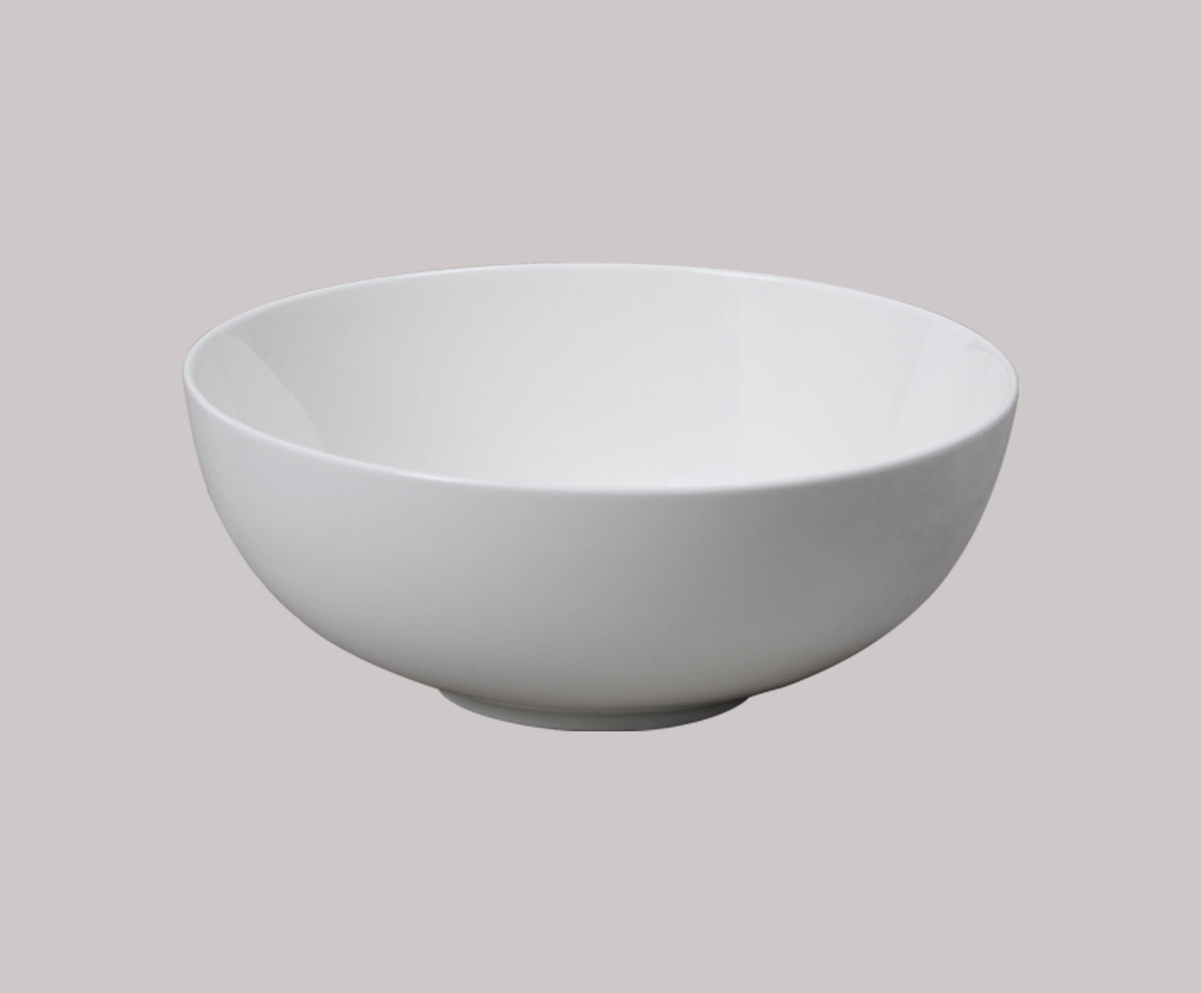 HomeVss, Bone China Coupe Shape, Elegance White Royal Bowl 26oz, Case of 6